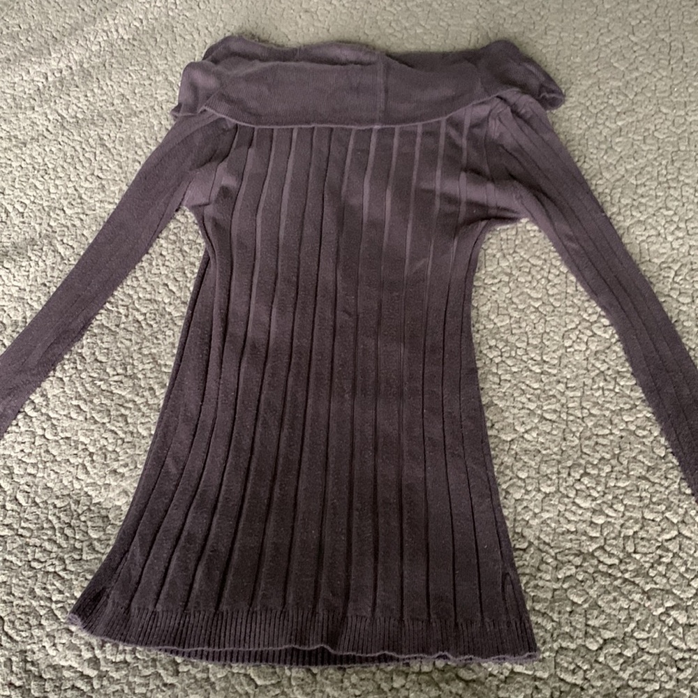 Cowl Ribbed women’s sweater - Picture 6 of 6